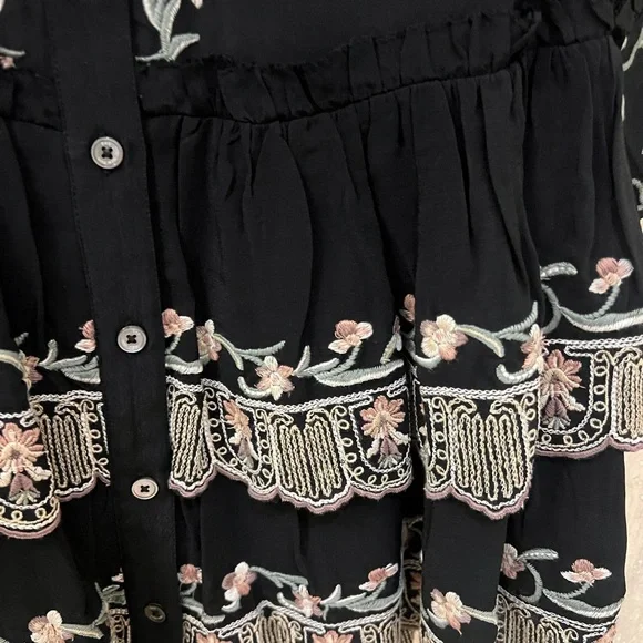 Sea New York Lacy Black Embroidered Dress - Picture 4 of 4